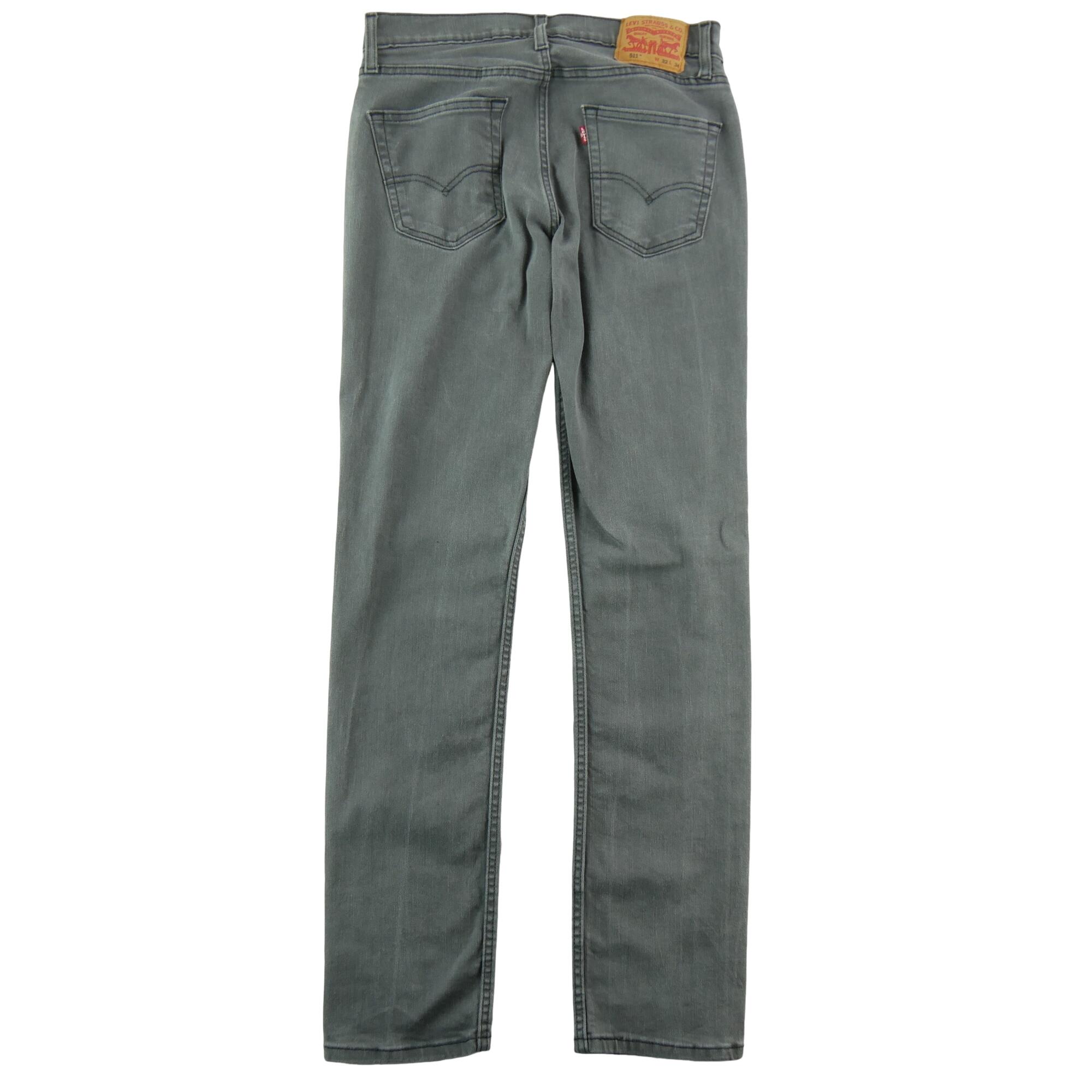 Segunda Vida - Levi Strauss Vaqueros Hombre 511 Slim W32/L34 - Muy Bueno 2/7