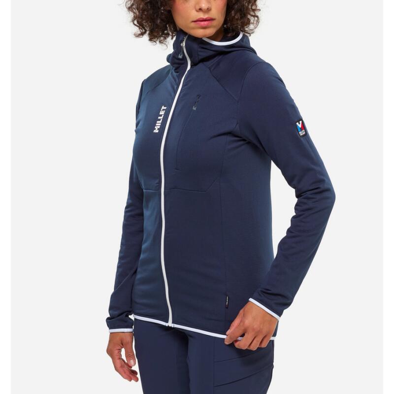 Polaire - alpinisme - femme - trilogy icon lightgrid, légère - bleu marine 3/5