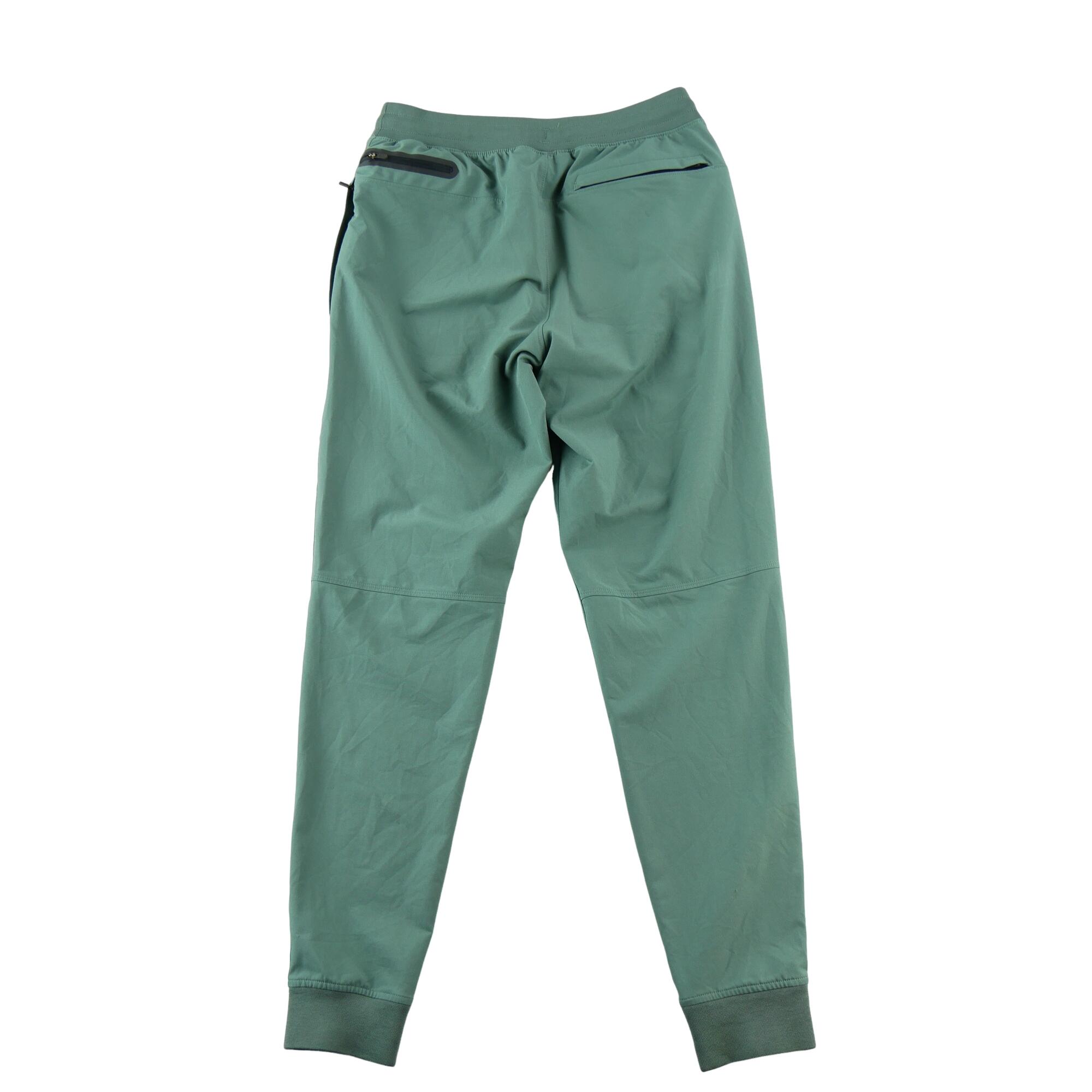 Calça de treino masculina Under Armour ajustada verde 2/7