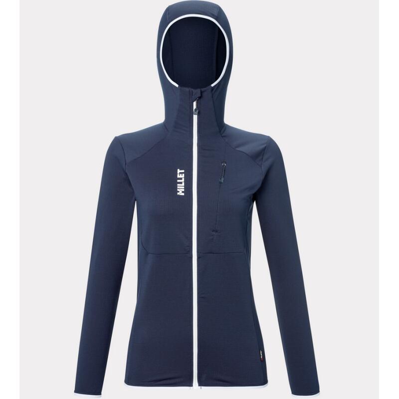 Polaire - alpinisme - femme - trilogy icon lightgrid, légère - bleu marine 2/5