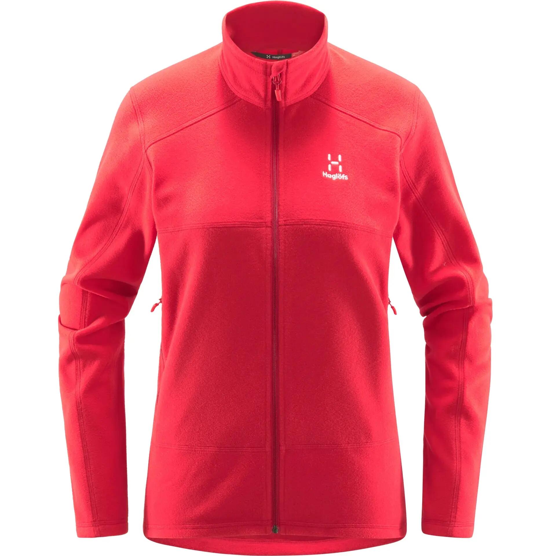 Haglofs - Jacheta subtire fleece femei Buteo Mid - rosu aprins 4/5