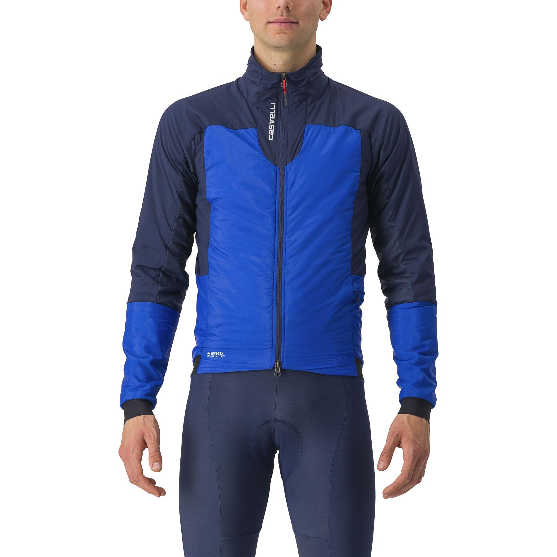 Jacheta ciclism vreme rece sau iarna, Fly Thermal Jacket - albastru intens vivi…