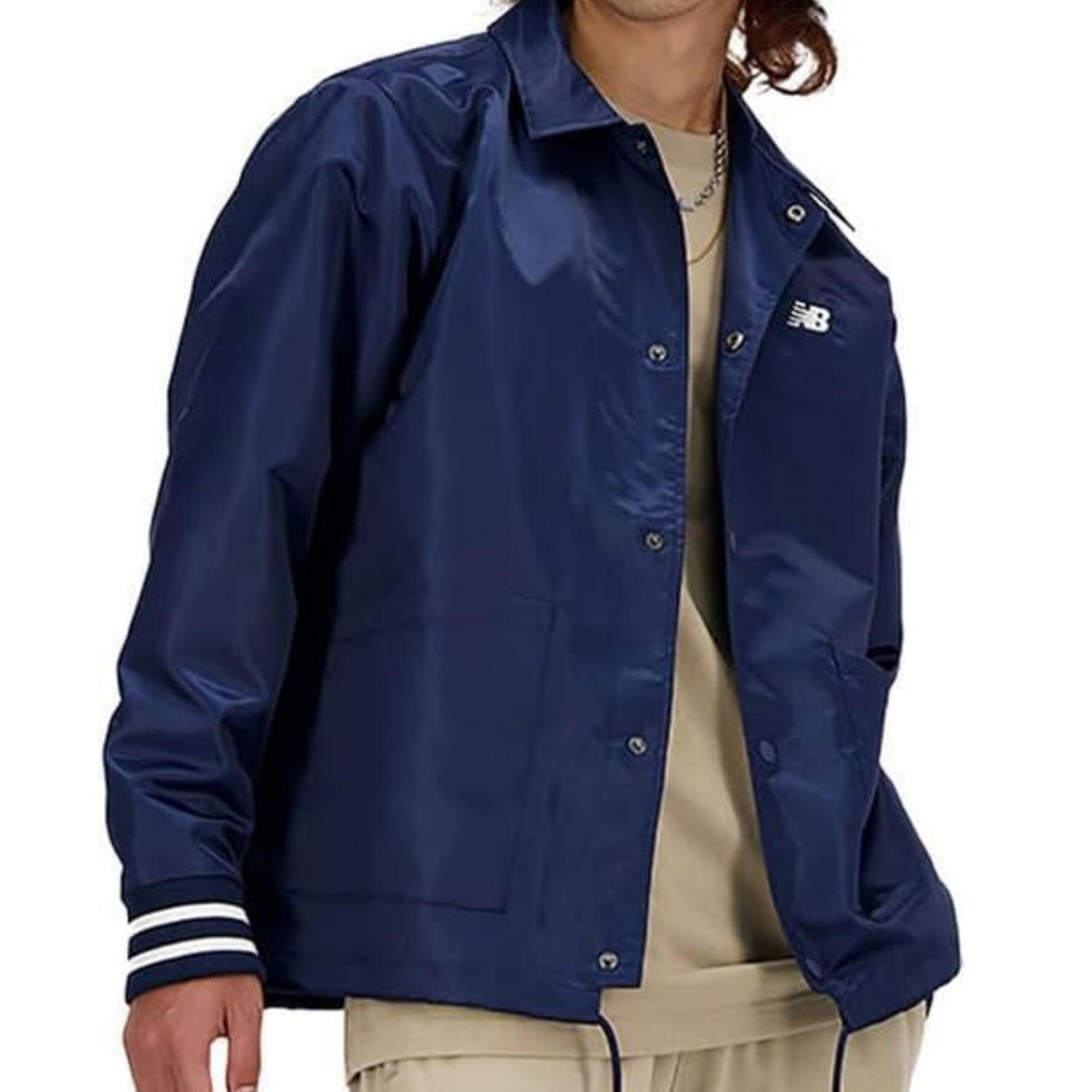 Veste pour homme New Balance Coaches satinée de transition 4/7