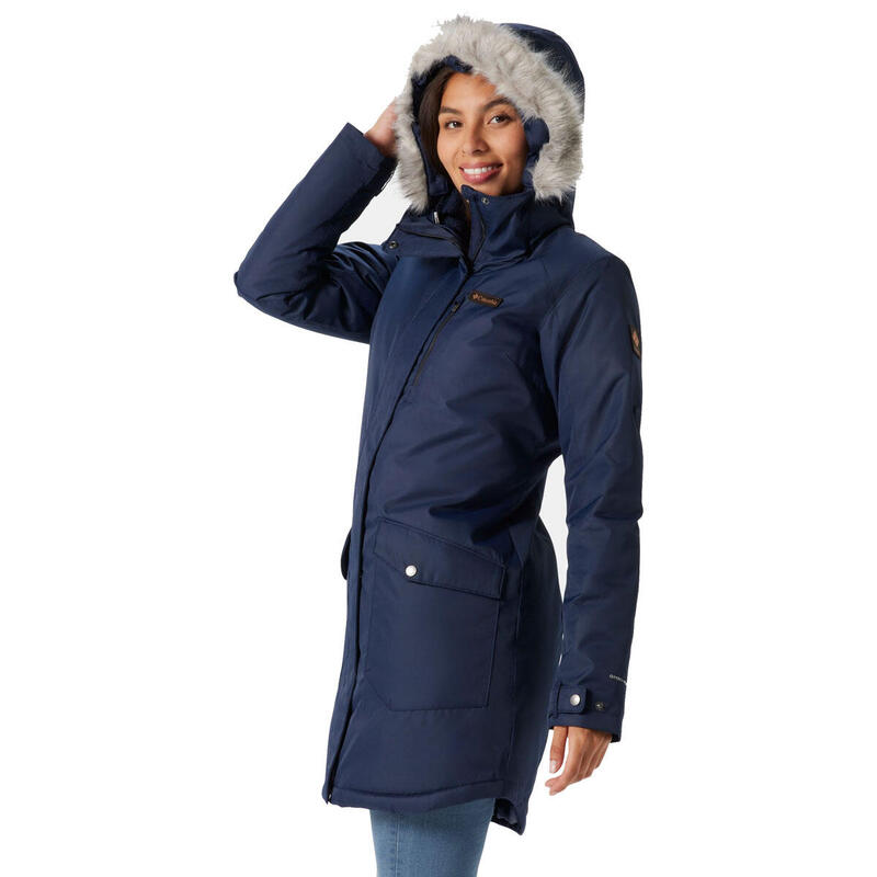 Geaca Femei Columbia Suttle Mountain Long Insulated - albastru