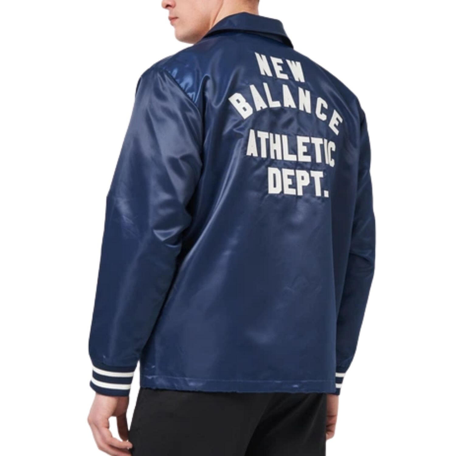 Veste pour homme New Balance Coaches satinée de transition 2/7
