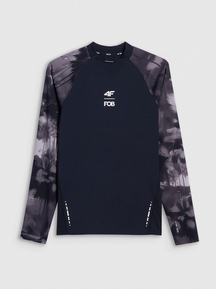 Longsleeve do pływania i sportów wodnych z UPF50+ męski 4F 4FRSS26TFWLM004 7/7