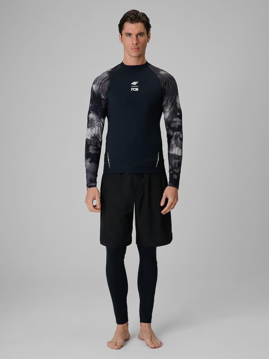 Longsleeve do pływania i sportów wodnych z UPF50+ męski 4F 4FRSS26TFWLM004 6/7
