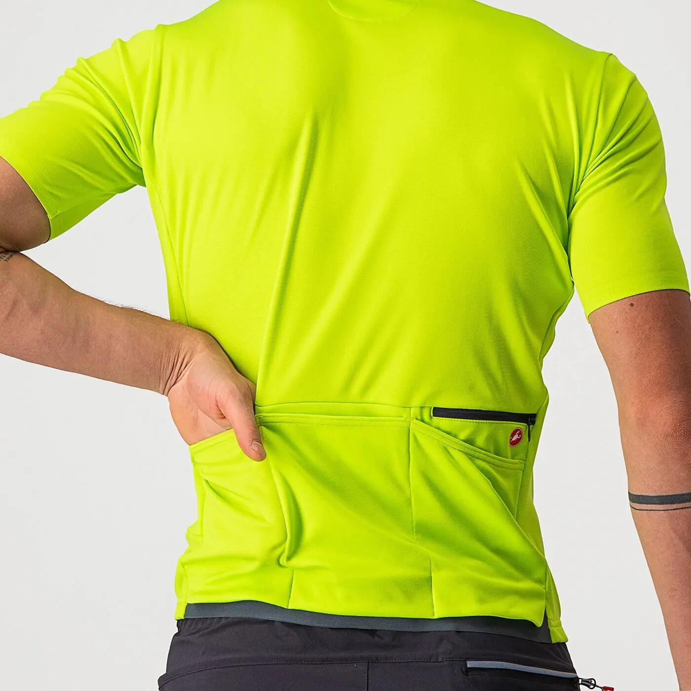 Tricou pentru ciclism cu maneca scurta Unlimited AllRoad - gallben fluo 4/4