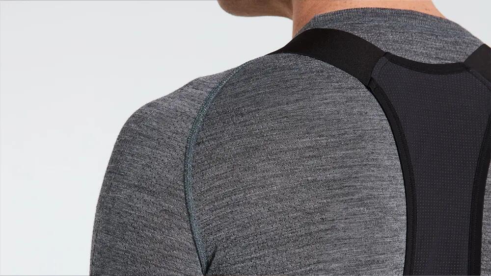 Bluza SPECIALIZED Men's Merino Seamless LS Base Layer - Grey 2/5