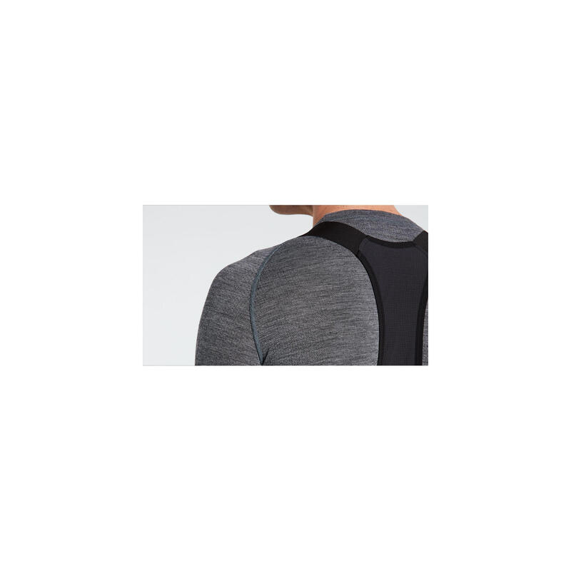 Bluza SPECIALIZED Men's Merino Seamless LS Base Layer - Grey