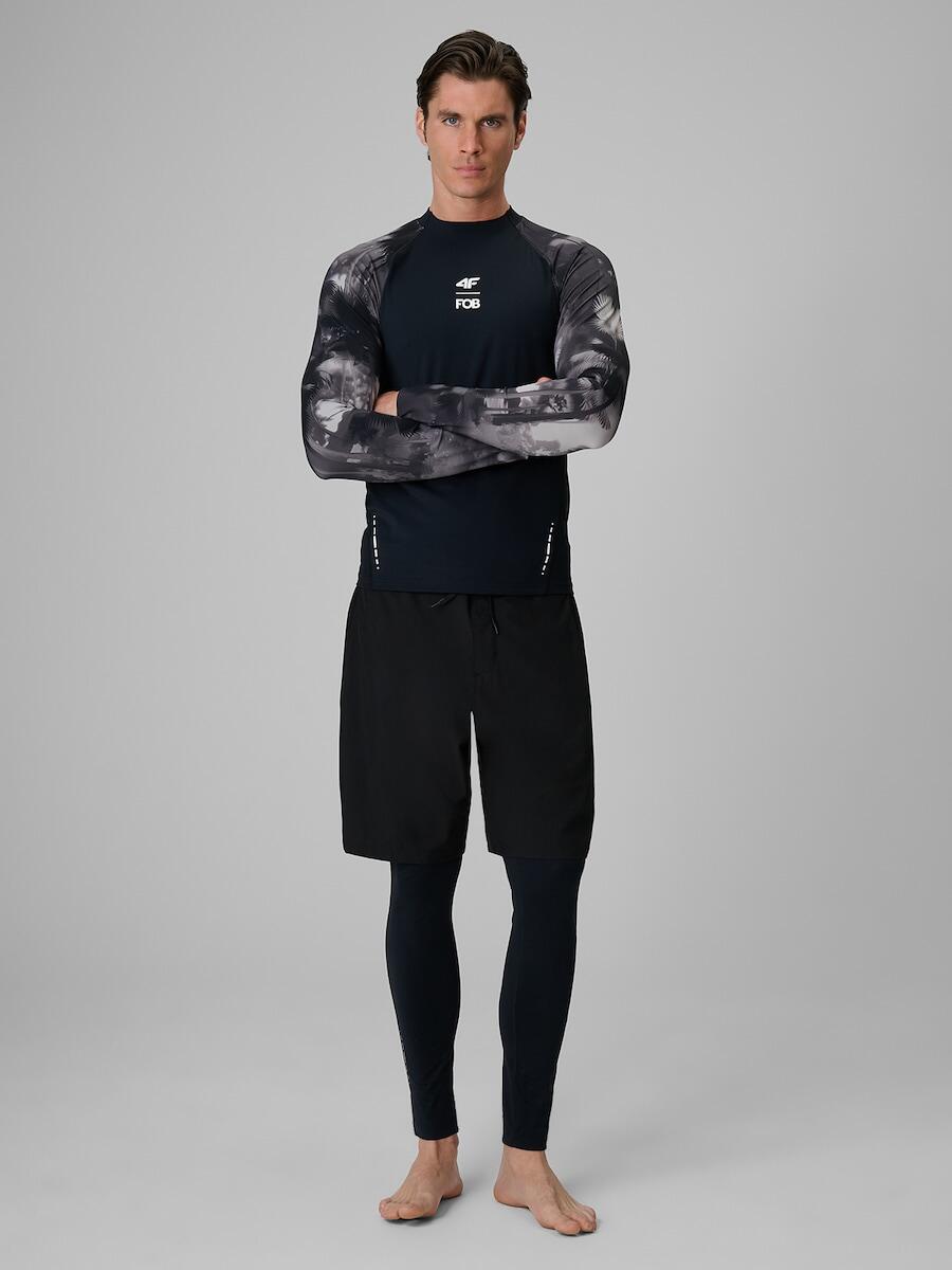 Longsleeve do pływania i sportów wodnych z UPF50+ męski 4F 4FRSS26TFWLM004 3/7