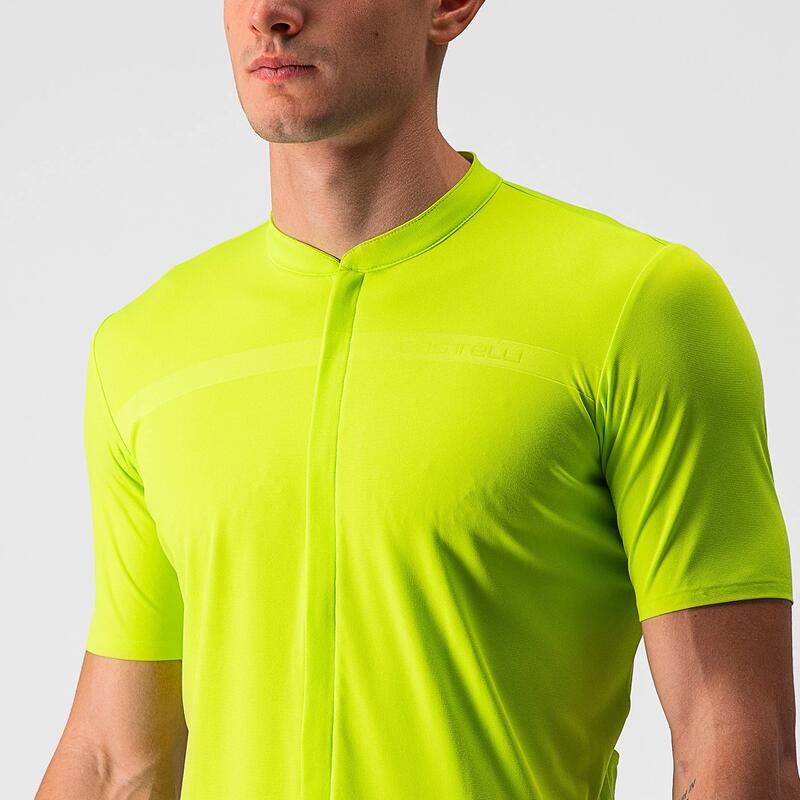 Tricou pentru ciclism cu maneca scurta Unlimited AllRoad - gallben fluo