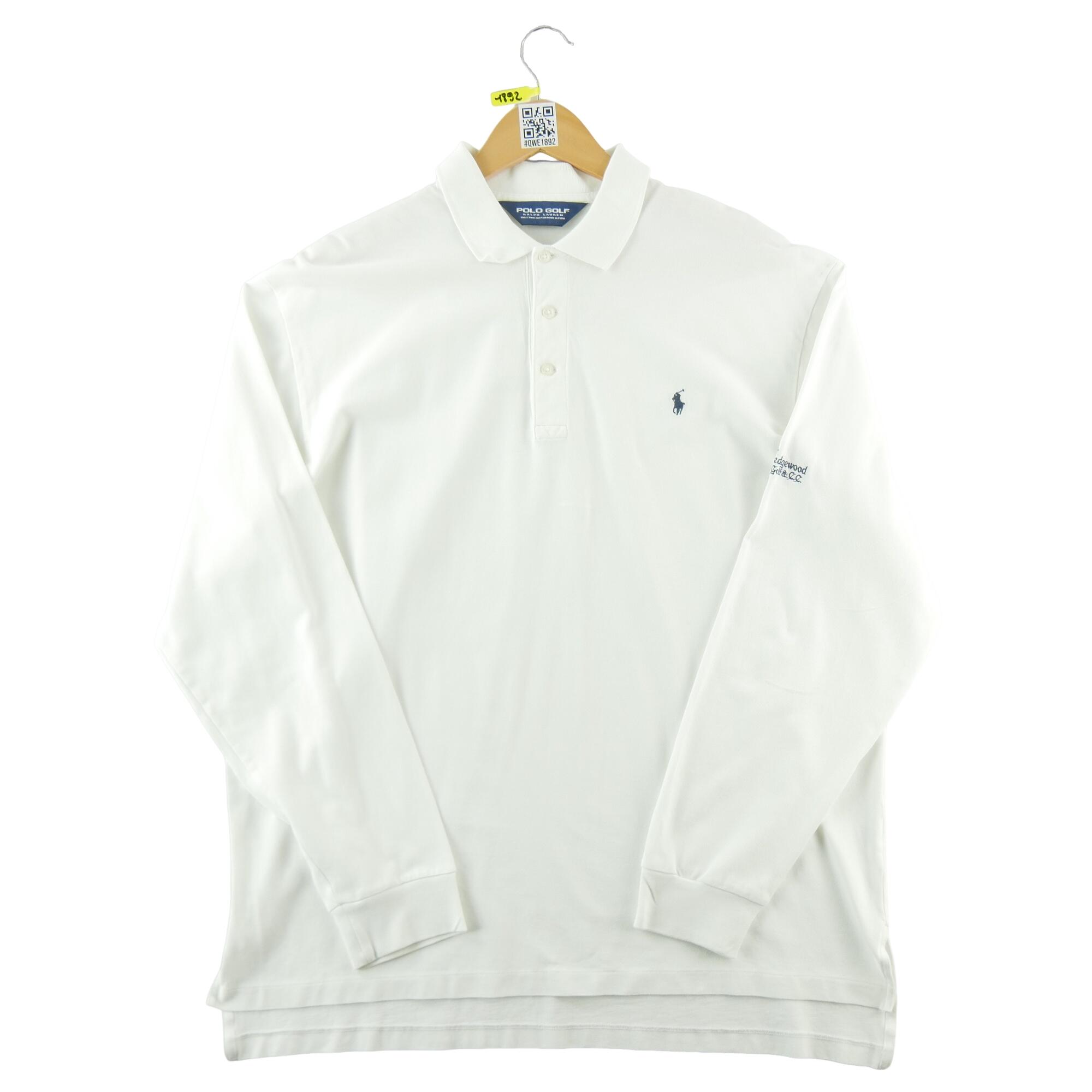 Second life - Tricou Polo cu mâneci lungi Bărbați Alb - Bun