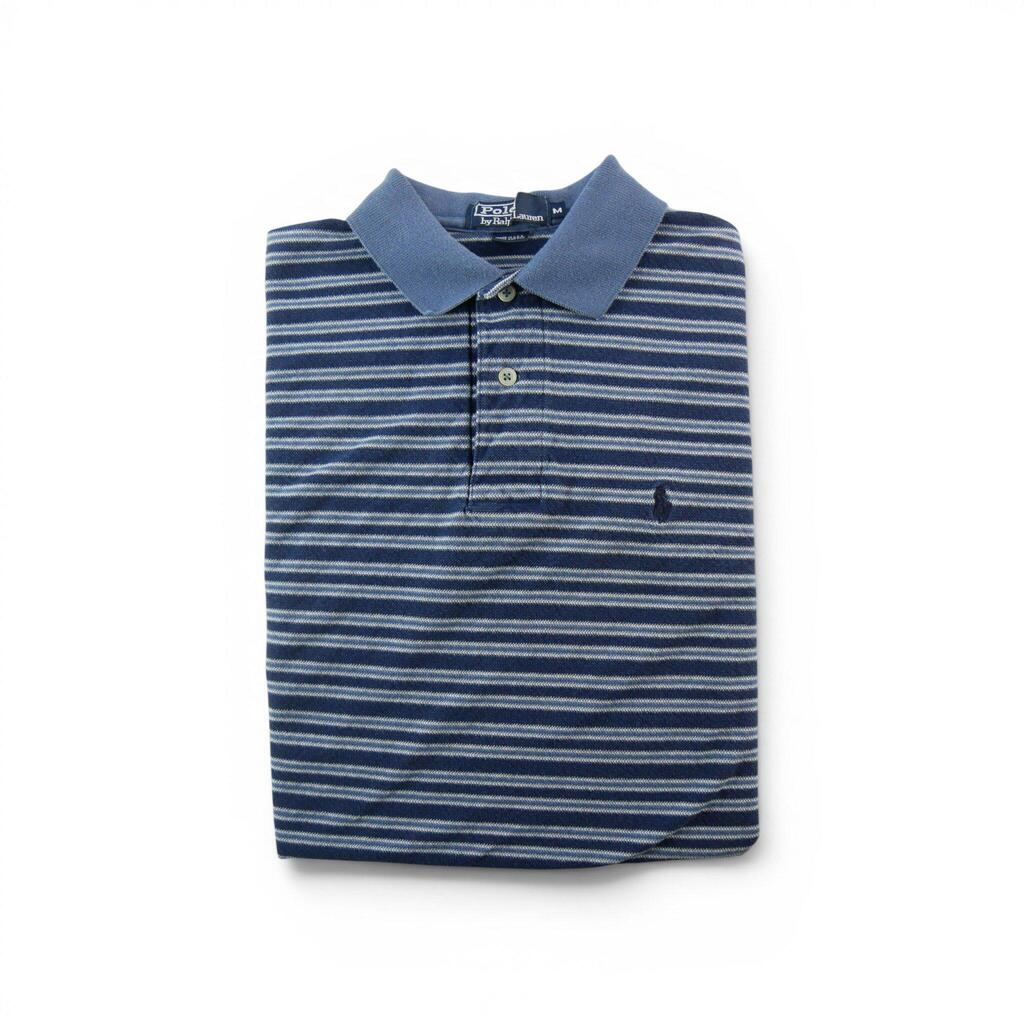 Second life - Polo Ralph Lauren Men Short Sleeve Y2K Navy Shirt - Good