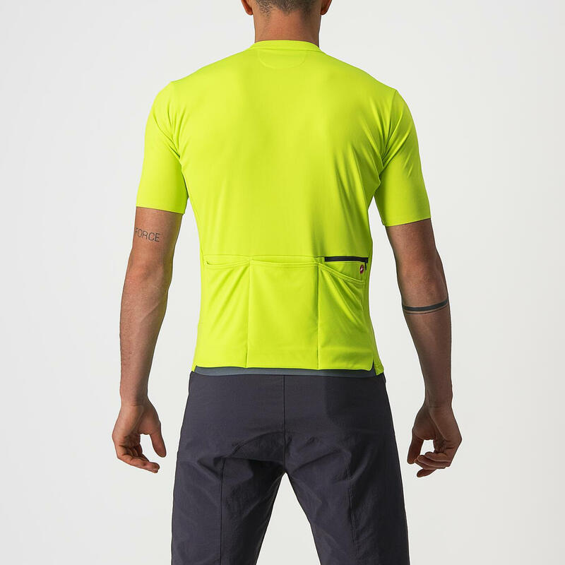 Tricou pentru ciclism cu maneca scurta Unlimited AllRoad - gallben fluo