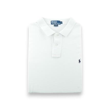 Seconde vie - Polo manches courtes Homme Blanc - Bon état