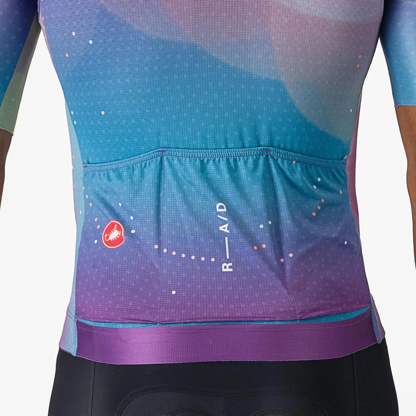 Tricou ciclism cu maneca scurta pentru barbati R-A/D Jersey - multicolor mov in… 3/5
