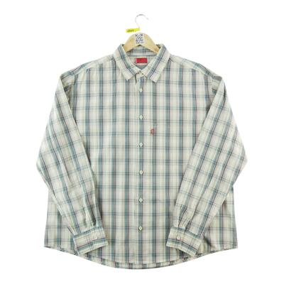 Tweedehands - heren vrijetijds blouse met ruit levi strauss - goede staat