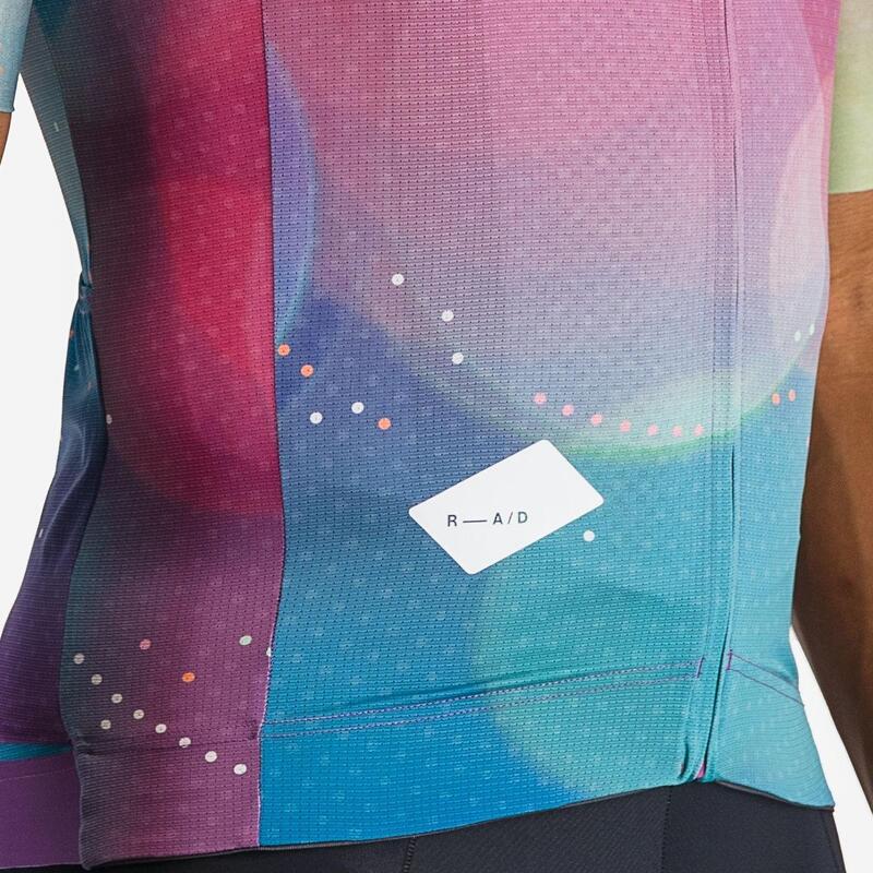 Tricou ciclism cu maneca scurta pentru barbati R-A/D Jersey - multicolor mov in…
