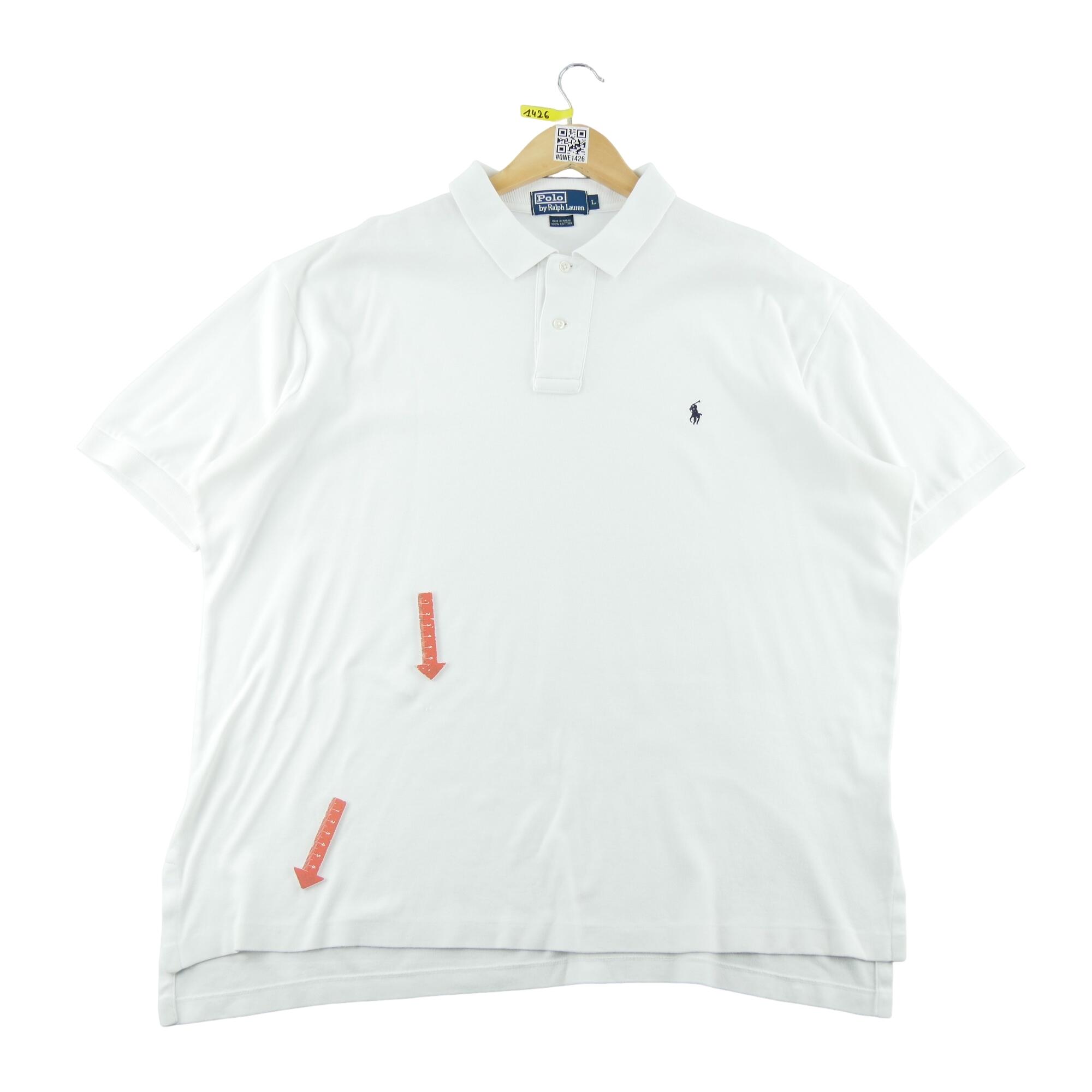 Second hand - Polo maniche corte uomo bianca Polo Ralph Lauren - Stato buono 5/7
