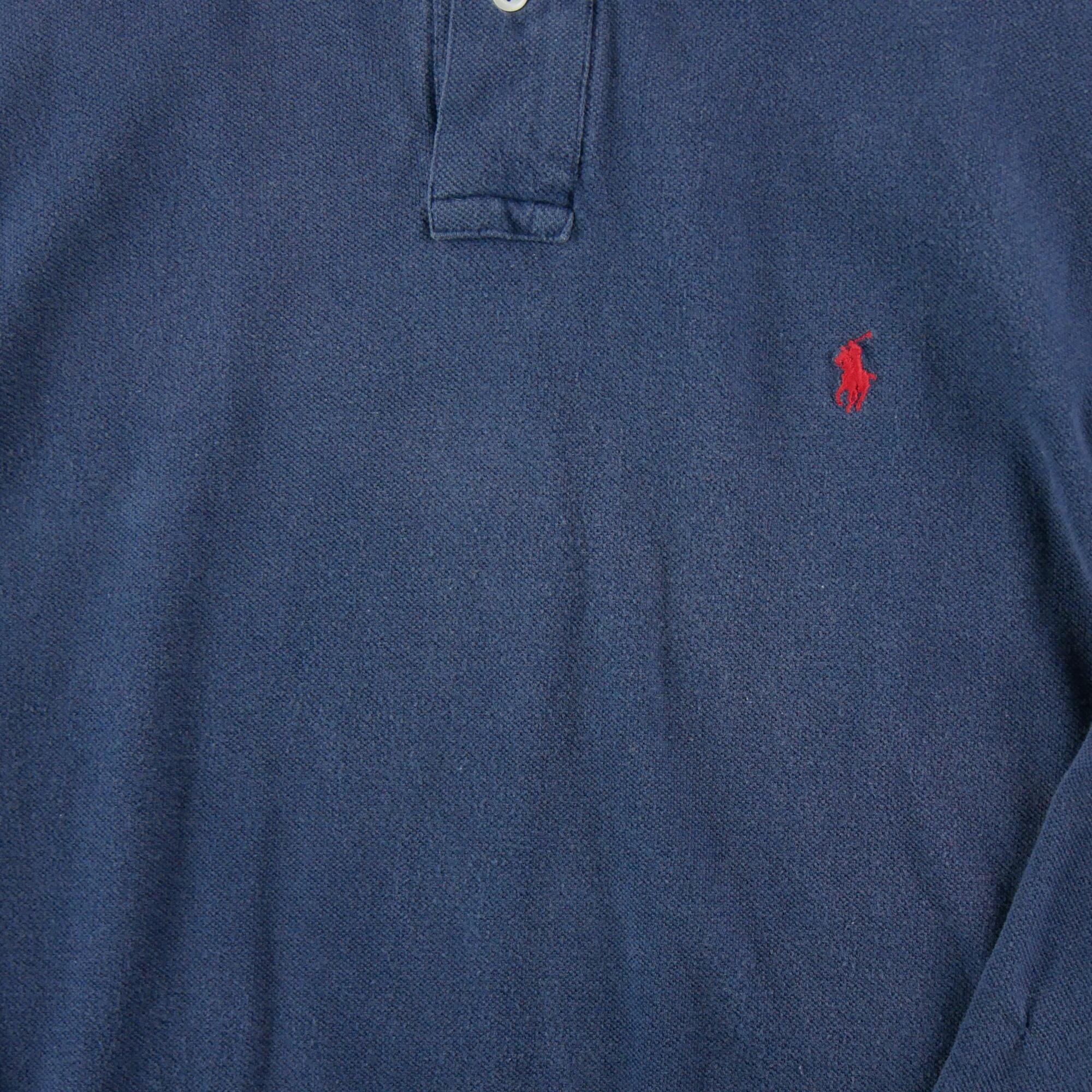 Tweedehands - Polo Ralph Lauren heren lange mouwen blauw - Goede staat 4/7