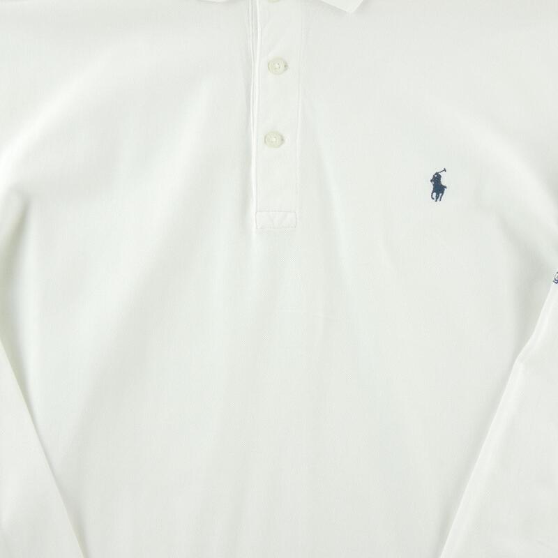Second life - Tricou Polo cu mâneci lungi Bărbați Alb - Bun