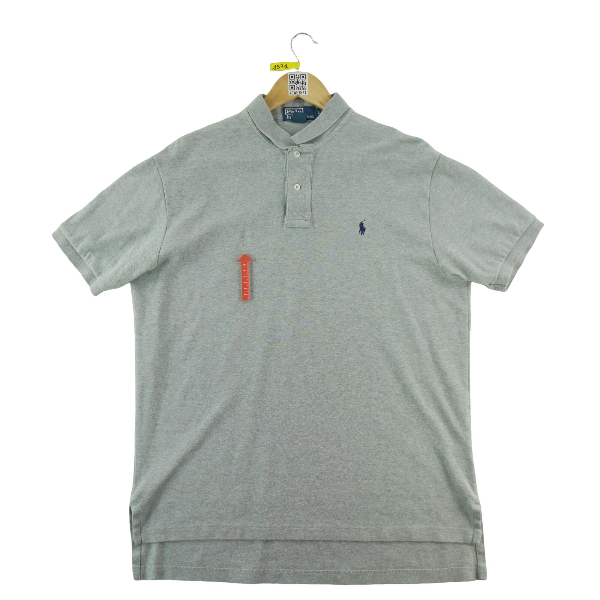 Second hand - Polo maniche corte uomo Polo Ralph Lauren grigio - Stato buono 3/7