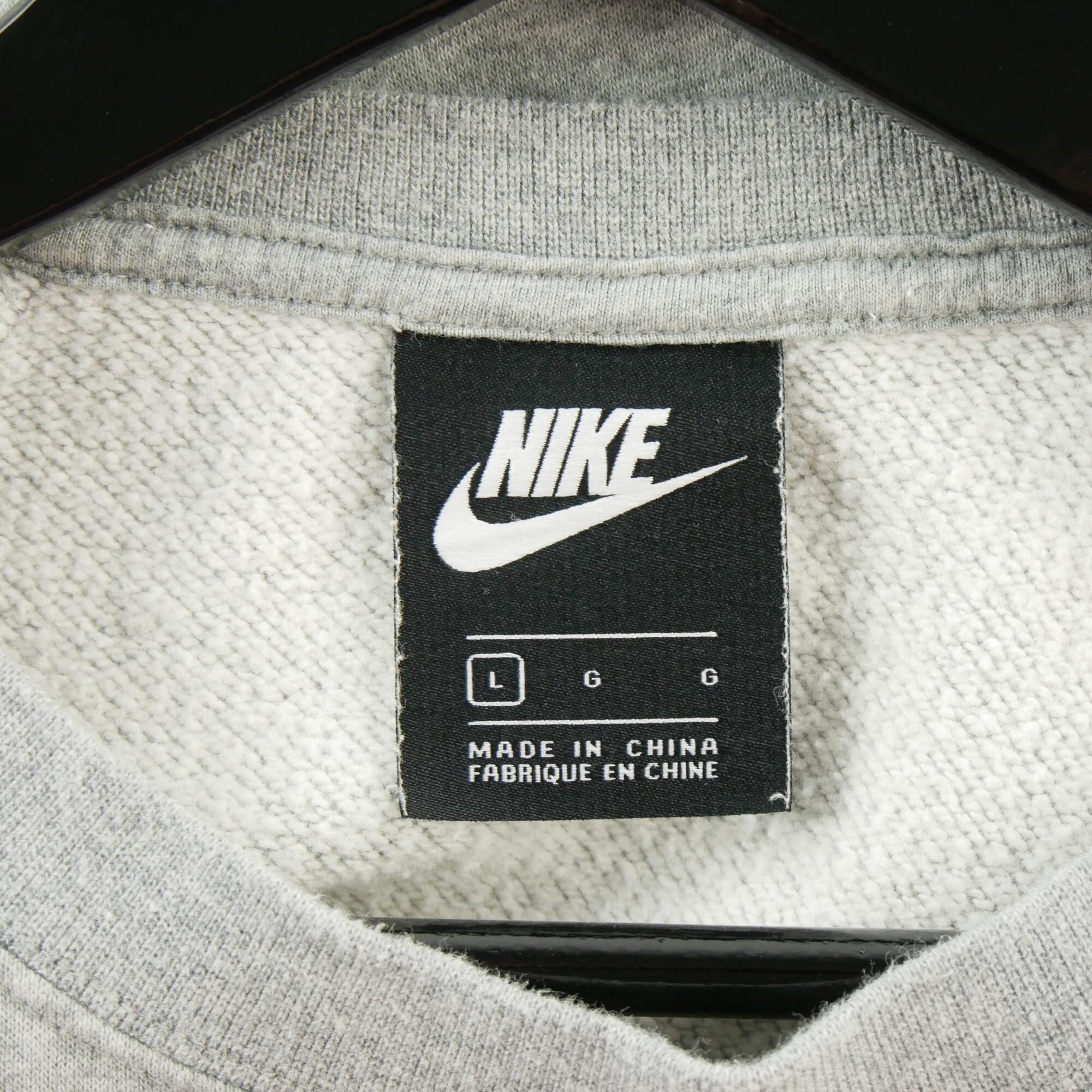 Refurbished - Nike Herren Sweatshirt Grau - Wie neu 5/5