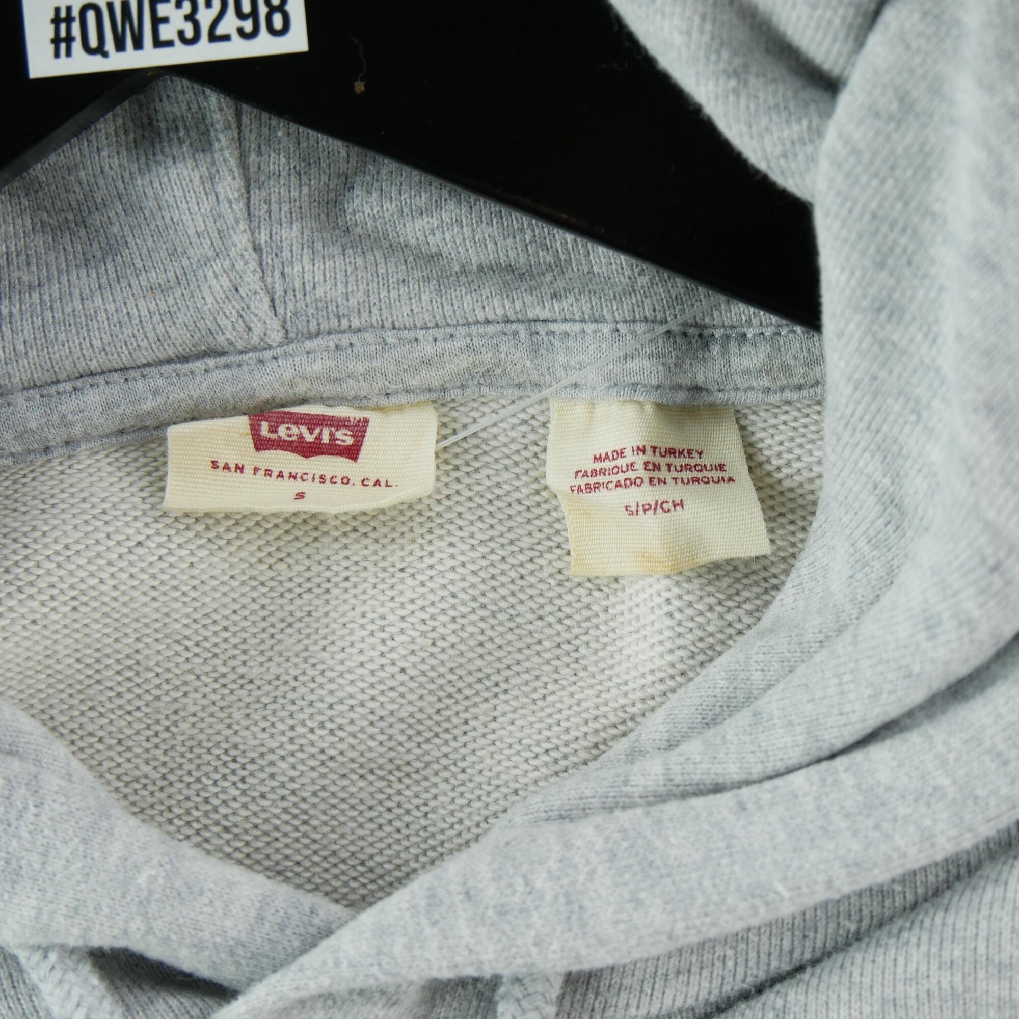 Second hand - Felpa con cappuccio uomo Levi Strauss grigia - Stato eccellente 5/5
