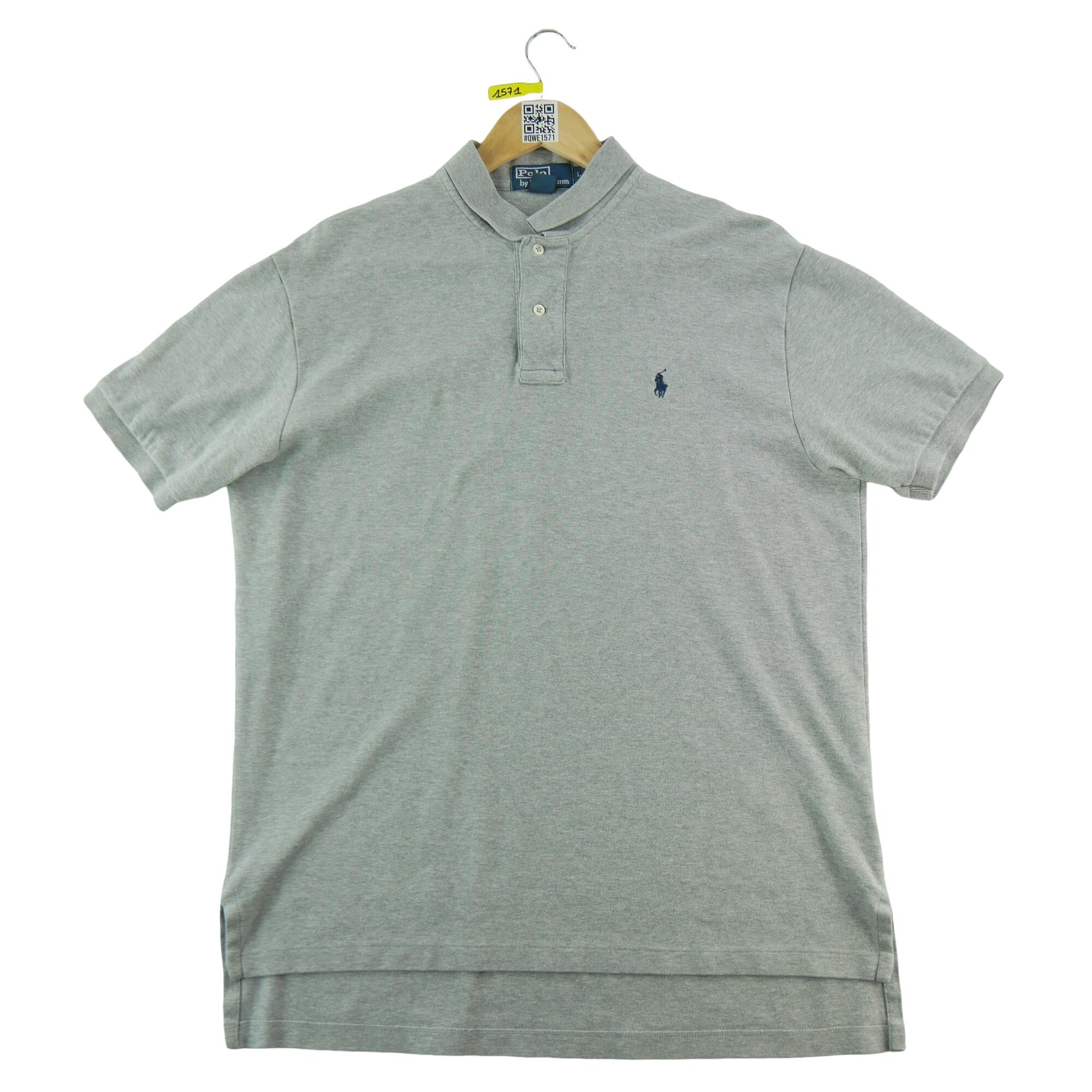 Second hand - Polo maniche corte uomo Polo Ralph Lauren grigio - Stato buono 2/7