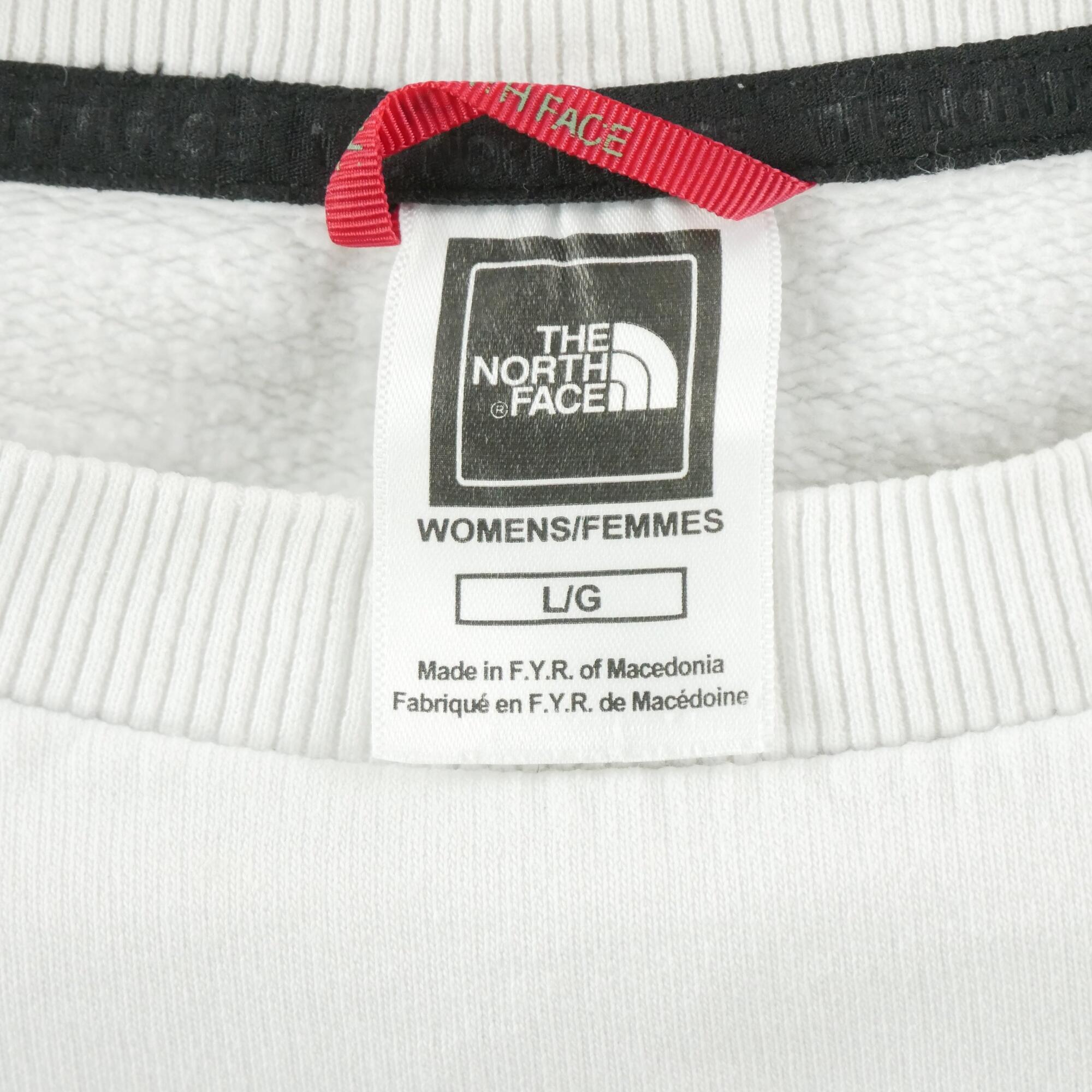 Second hand - Felpa donna The North Face bianca - Stato buono 7/7