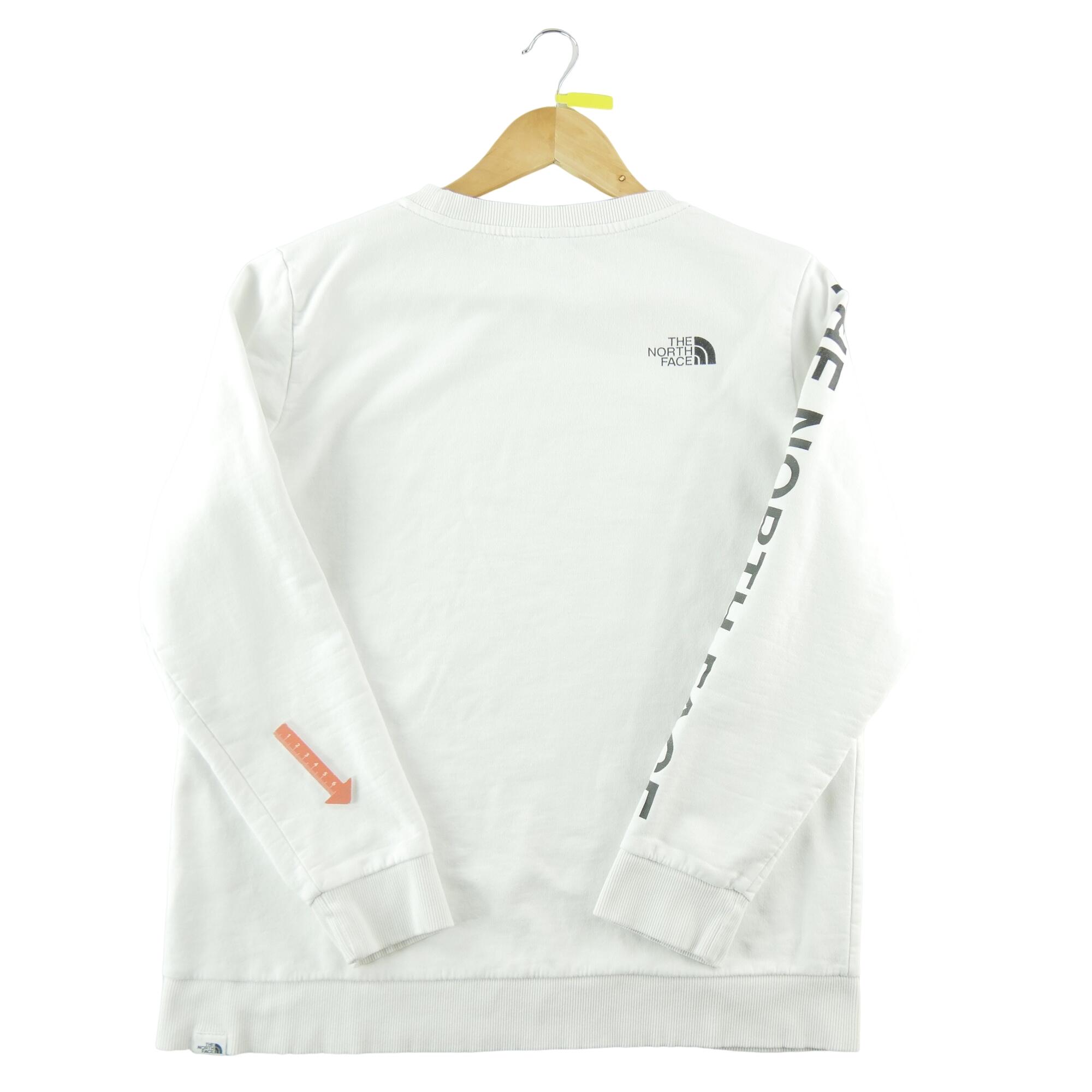 Second hand - Felpa donna The North Face bianca - Stato buono 5/7