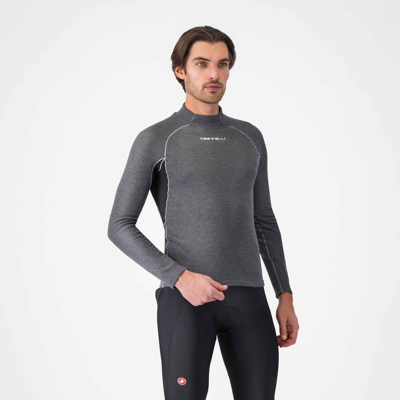 Bluză corp Castelli Flanders 2 - gri | izolare termică superioară