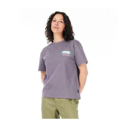 T-shirt - lifestyle - femme - coton bio - castura - jaune