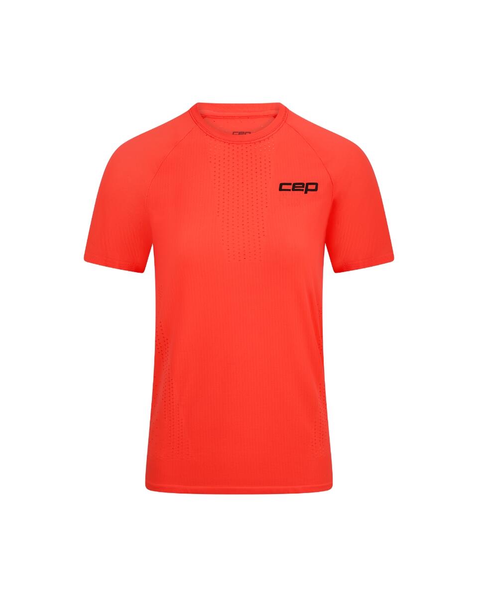 Tricou CEP Core Run Ultralight SS - portocaliu neon coral | respirabil
