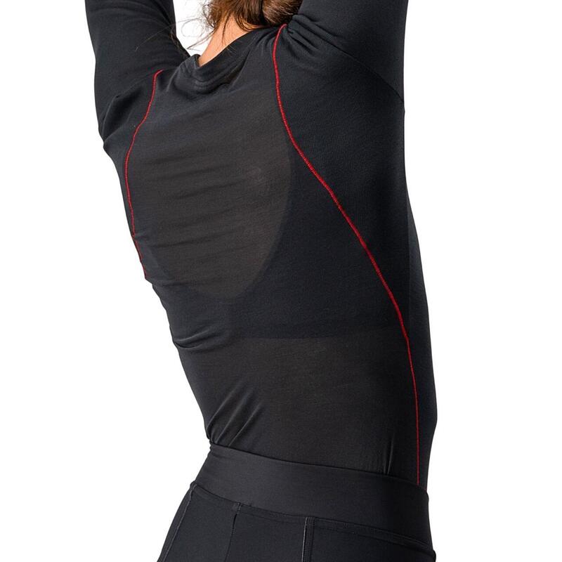 Bluza corp cu maneca lunga pentru femei - Prosecco Tech Long Sleeve Women - neg…