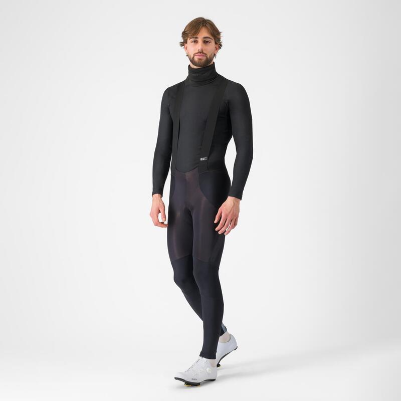 Bluză corp Castelli Flanders Neck Warm - negru | guler înalt termic