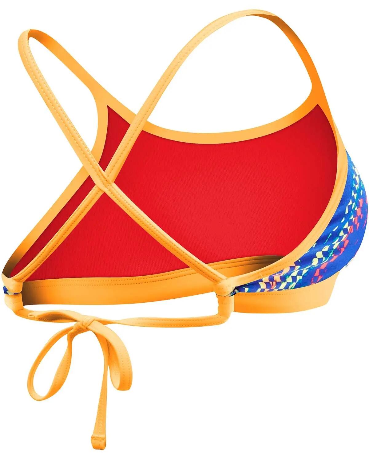 Bustiera - Sassari Tieback Top - albastru galben 2/2