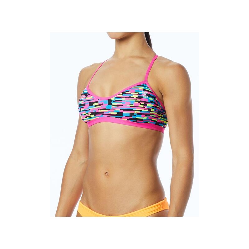 Bustiera - Drift Trinity Top - albastru roz