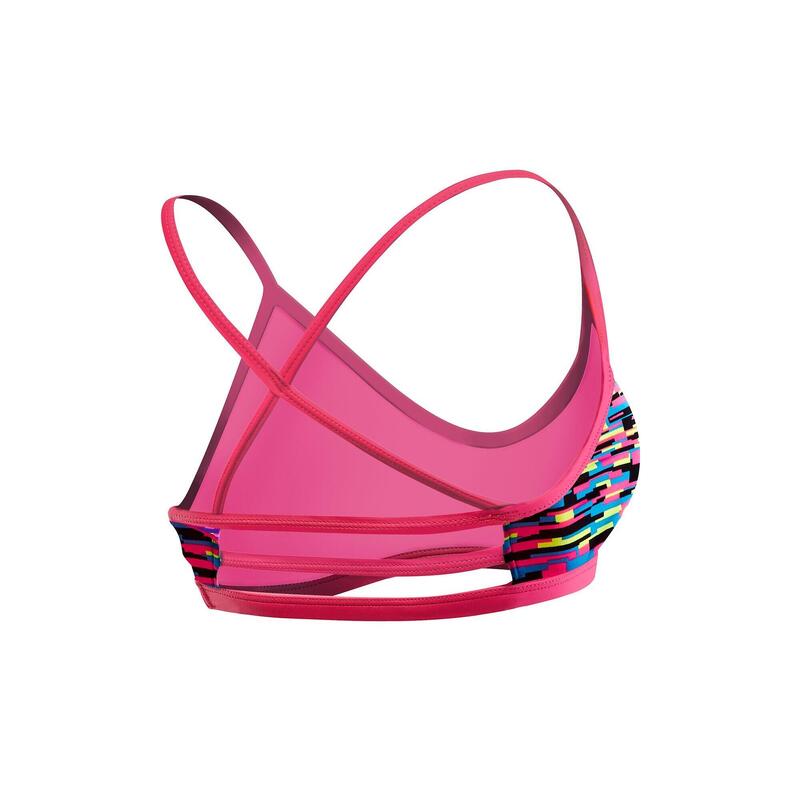 Bustiera - Drift Trinity Top - albastru roz