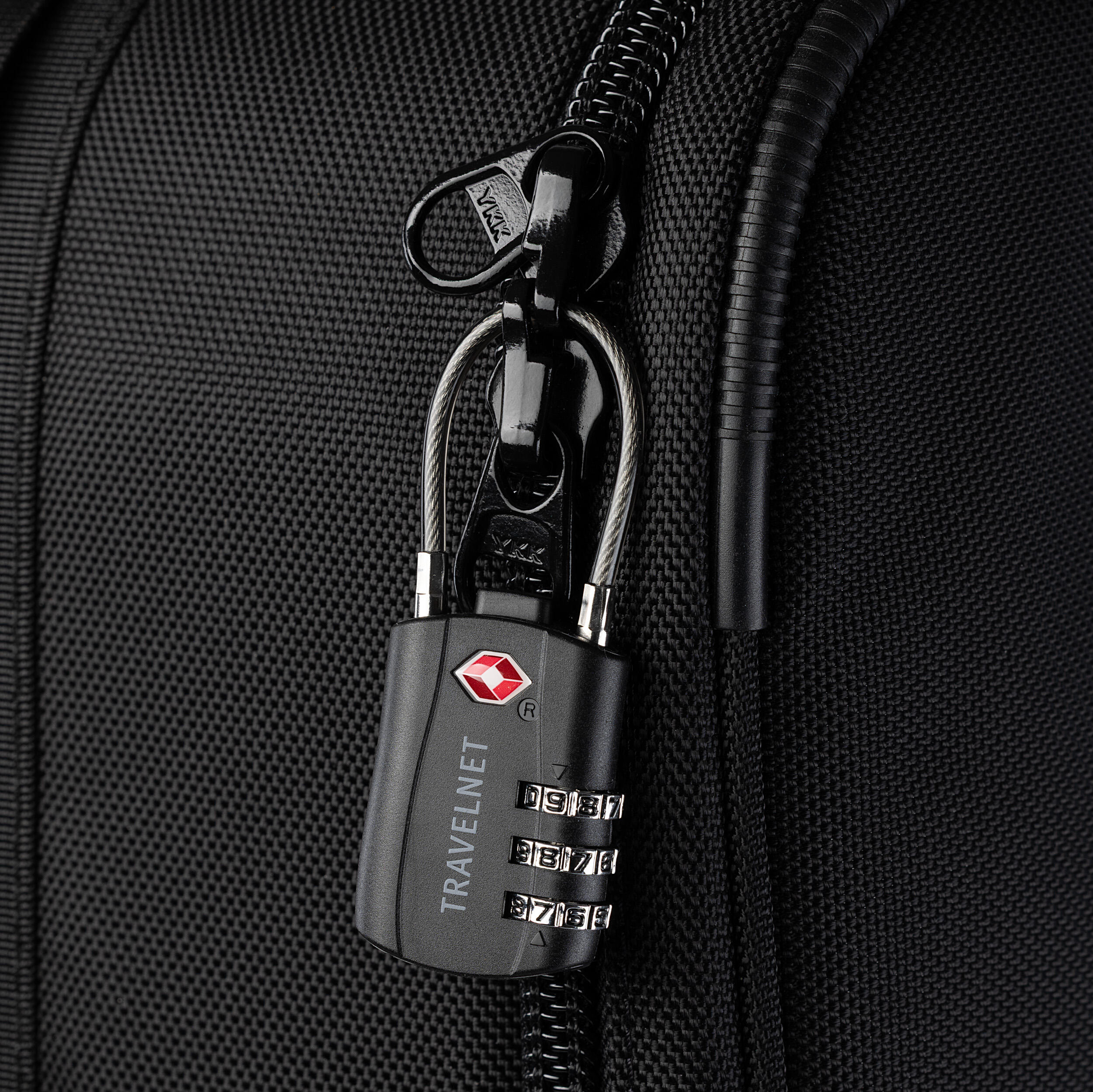 Travelnet Lucchetto da viaggio TSA con combinazione Set da 2 2/7