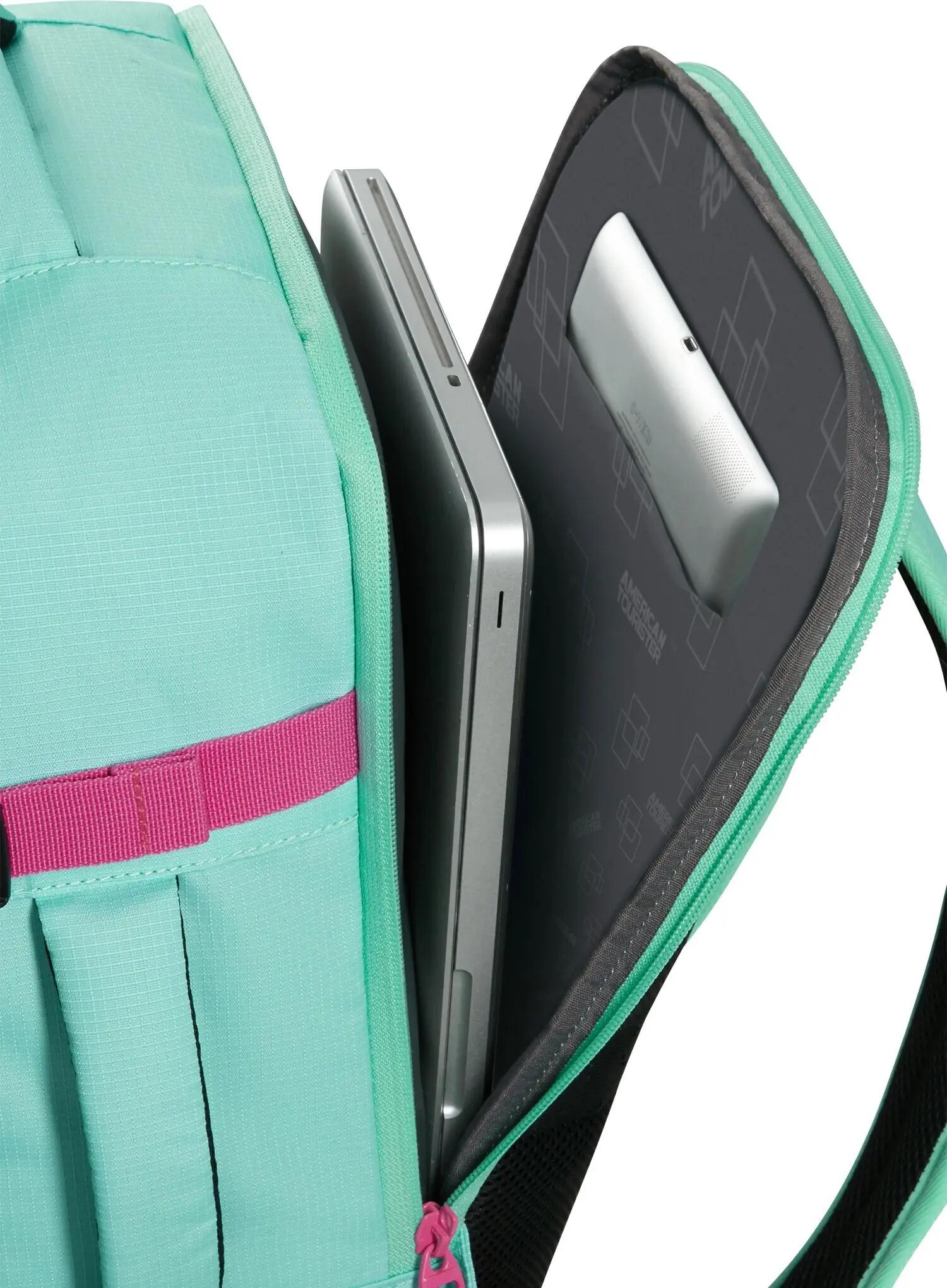 Plecak kabinowy American Tourister Take2Cabin S/M - jelly mint/electric fuchsia 6/6