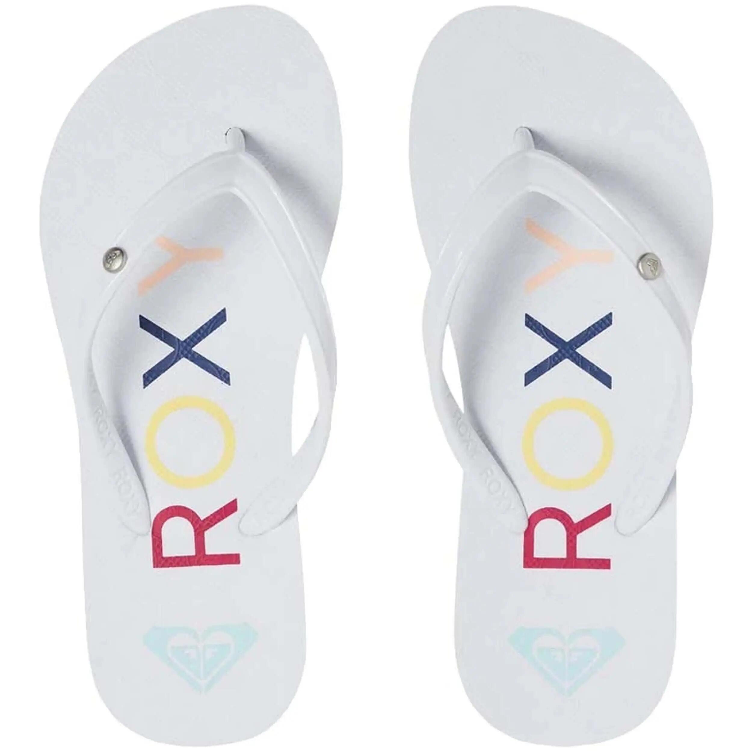 Chinelos Roxy modelo ARGL100184_WHT para garotas 4/4