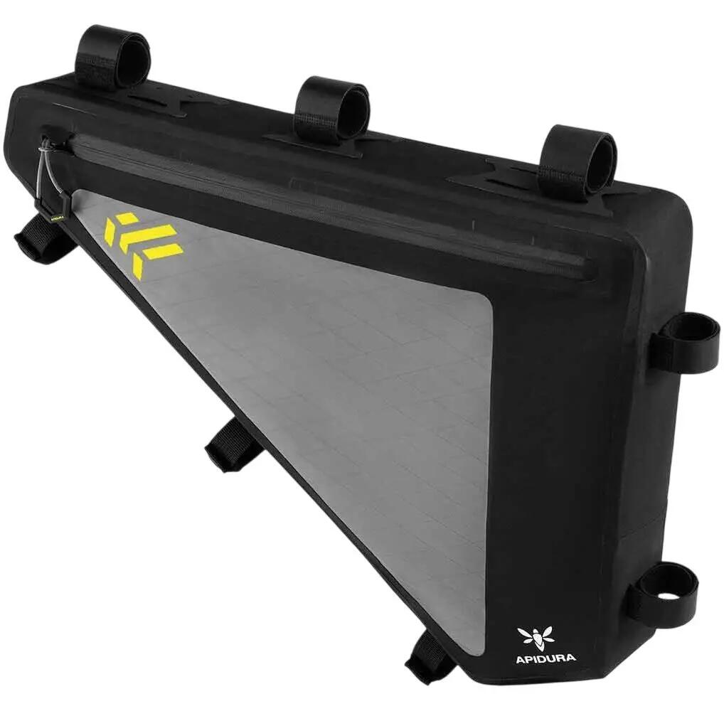 Geanta cadru bicicleta Backcountry2.0 Full Frame Pack 6 litri - negru gri galben 2/5