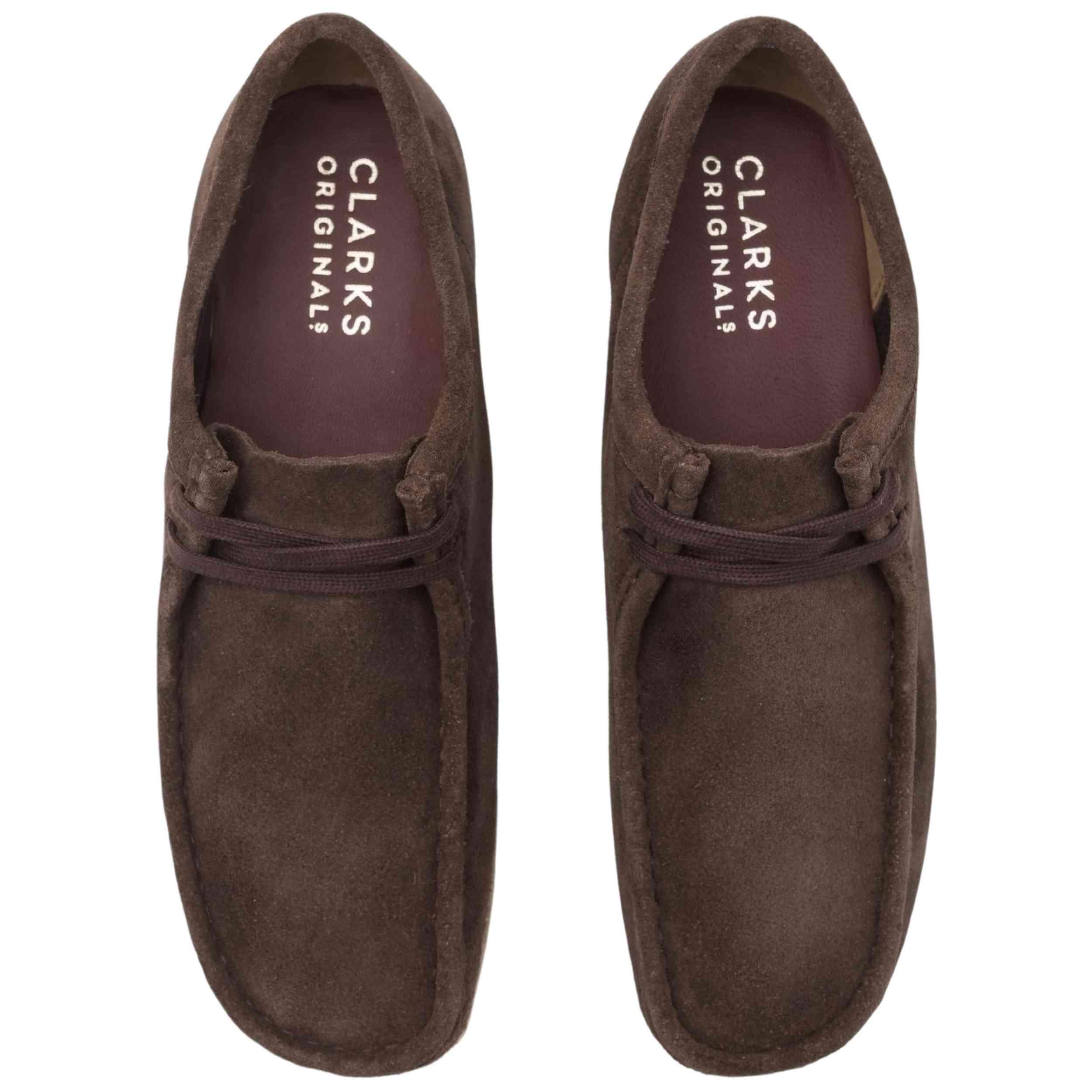 Sapatos de renda Clarks modelo 26156606-BROWN para homem 4/5