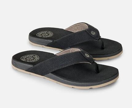 Tongs Homme Rip Curl "Pacific Rinse Bloom Open Toe" 44 Noir