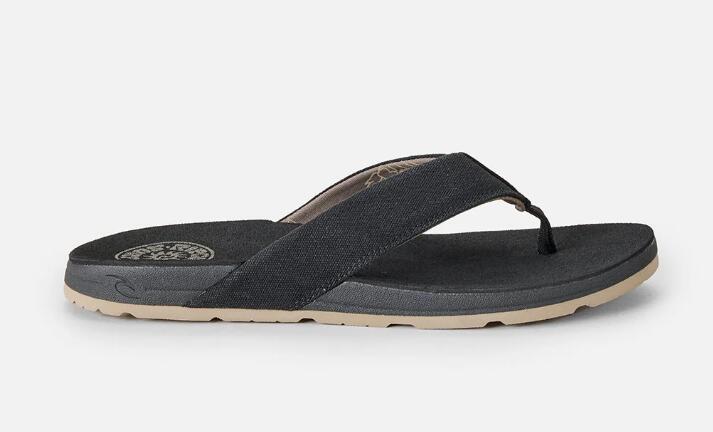 Tongs Homme Rip Curl "Pacific Rinse Bloom Open Toe" 44 Noir 5/5