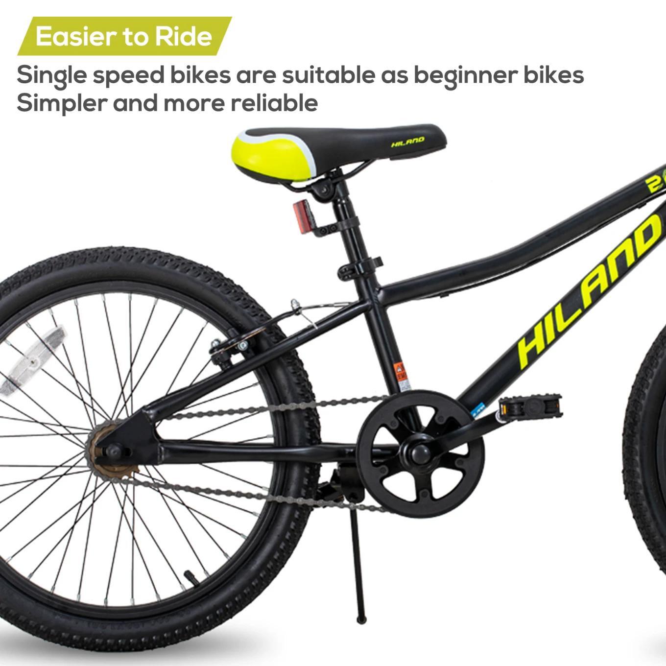 Jungen&Mädchen Rad Kinder-MTB 20 Zoll, Einfachgang V-Bremse, 5-10 Jahre Climber 6/6