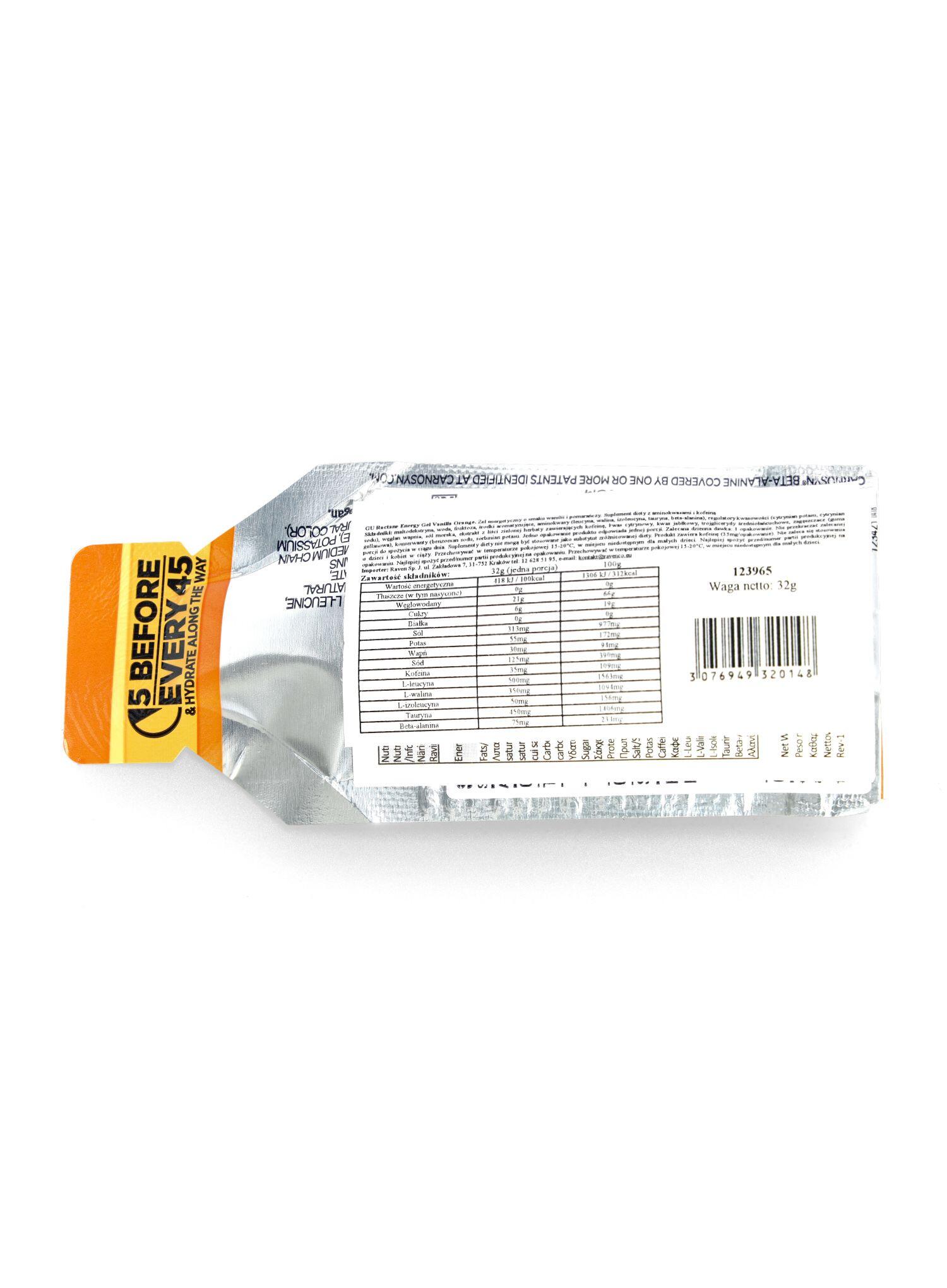 Żel energetyczny GU Roctane Energy Gel Vanilla Orange 3/3