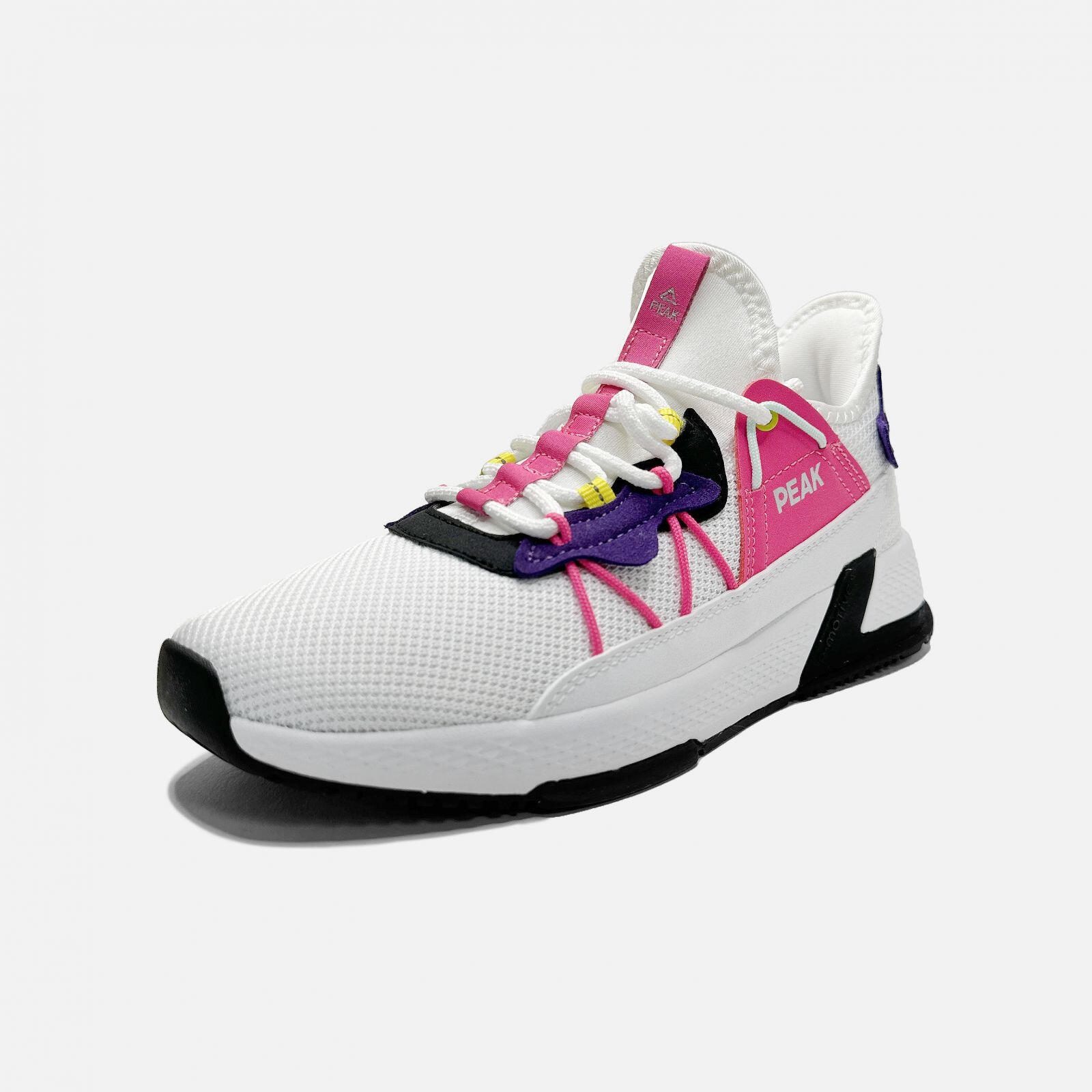 Pantofi sport Peak Casual alb/mov